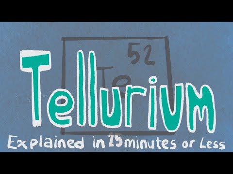 Tellurium Explained in 25 Minutes or Less
