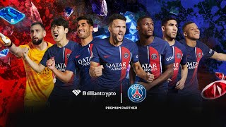 パリ・サンジェルマン選手達によるBrilliantcrypto配信動画