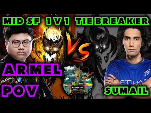 Armel POV SF 1v1 mid  FNATIC vs NGX tie breaker ESL ONE MALAYSIA 2022