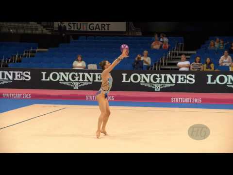 Danielle PRINCE (AUS) 2015 Rhythmic Worlds Stuttgart - Qualifications Ball