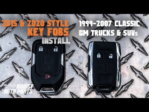 2020+ & 2015+ Style Chrome Key Fob Programming Guide for (1999-2007) GM Trucks - Boost Auto Parts