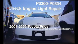 Prius P0300 P0301 P0302 P0304 fix