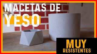🪴 ¡COMO HACER MACETAS DE YESO MUY RESISTENTES PARA TU NEGOCIO O EMPRENDIMIENTO!