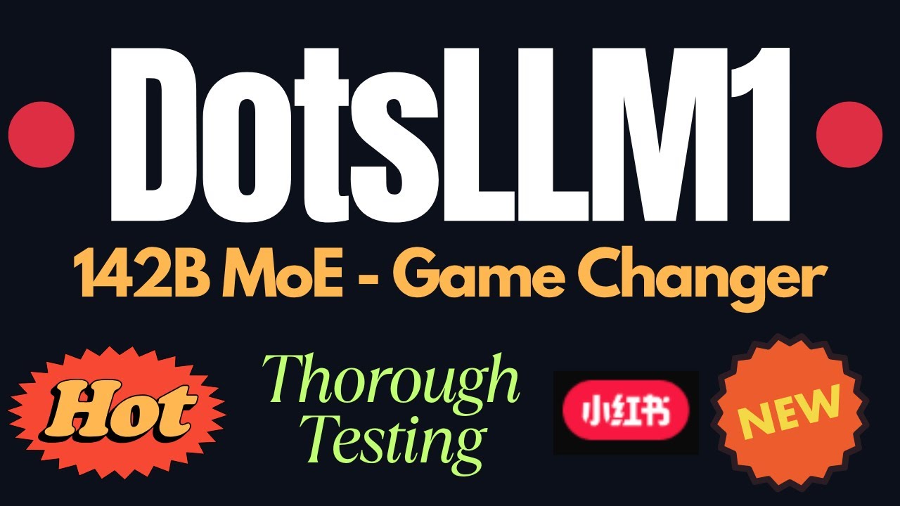 China's Rednote HiLab Dots.LLM1: Genuine Game-Changing Model - Thorough Testing