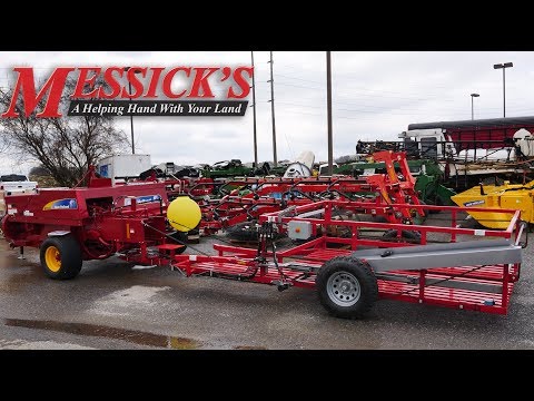 Steffen bale accumulator for small square balers (walk around)