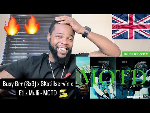 BusyGrr (3x3) x SKstillservin x E1 x Mulli - MOTD #BROAD #ALG | AMERICAN REACTION🔥🇺🇸