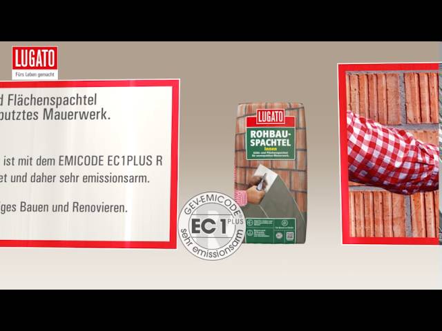 Video teaser per ROHBAUSPACHTEL INNEN von LUGATO