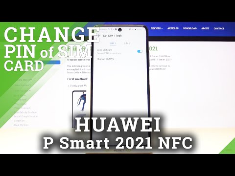 How to Change SIM PIN in HUAWEI P Smart 2021 NFC – SIM Passcode
