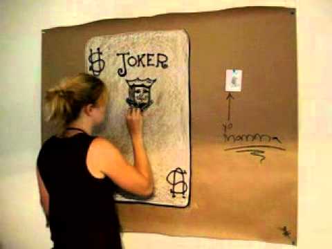 Drawing on Walls for Fun: a Joker