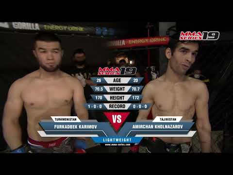 MMA SERIES-19 - Highlights - F.Karimov (Turkmenistan) vs. A.Kholnazarov (Tajikistan)