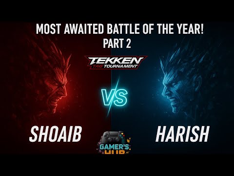 MOST AWAITED MATCH CONTINUES 🔥 | Harish Vs Shoaib 🕹️ | PART 2 | Tekken Pro Challenge 2025