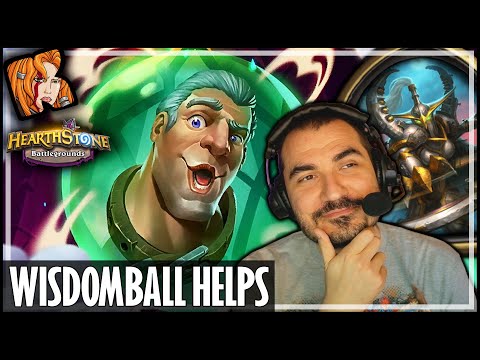 WISDOMBALL ACTUALLY HELPED?! - Hearthstone Battlegrounds