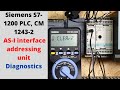 Siemens S7 1200 PLC CM 1243 2 AS I Interface Addressing Unit Diagnostics English