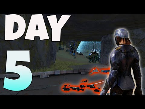 Defense de ma OP cave Extinction VS  une Alpha tribe! Ark PvP