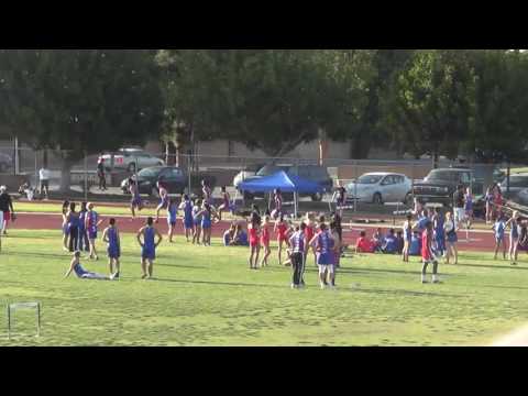 J Rubio   4/20/16 VarB 300m Hurdles (Lane 4) (2nd Place) (39.93) at Fountain Valley