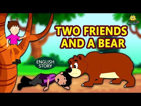 Two Friends and a Bear | English Stories For Kids | Moral Stories | Kids Story | Koo Koo TV
