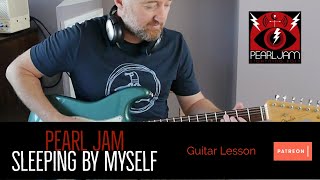 PEARL JAM "Sleeping By Myself" Guitar Lesson | Lightning Bolt