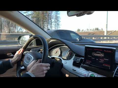 BMW f30 340i RWD vs AUDI A8 4.0 tfsi