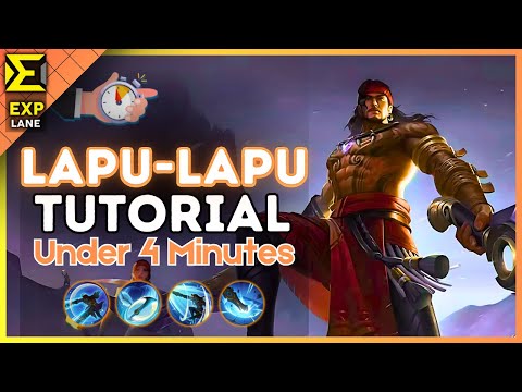 4-Minute Lapu-Lapu Tutorial in EXP Lane || (MLBB S35) 2024