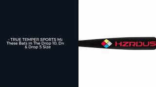 Video thumbnail: TRUE TEMPER HZRDUS -8 USSSA Baseball Bat: UT22HZRX8