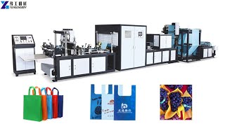 Automatic Non Woven Handle Bag Making Machine