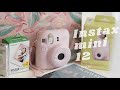 máy ảnh instax mini 12 fujifilm unbox và tìm hiểu cách sử dụng.