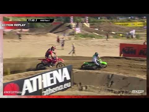 Febvre mistake | MXGP Race 1 | MXGP of Finland 2022 #MXGP #Motocross
