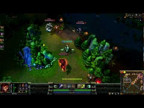 Volibear  Xerath  Malphite vs. Wukong triple fail