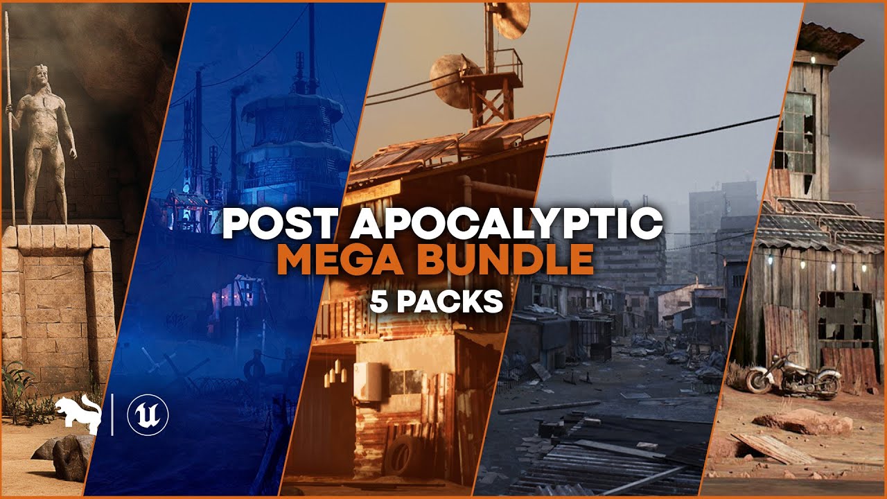 Post Apocalyptic Mega Bundle | Unreal Engine | Game-Ready Assets