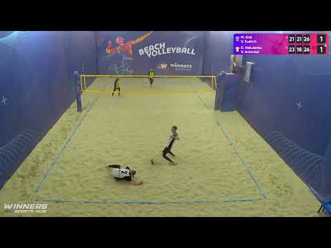 19:15 M. Kisil / V. Kushch - D. Vakulenko / V. Antoniuk 02.02.2023 | Winners Beach Volleyball