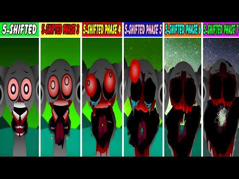 Incredibox Sprunki: 5-shifted Vs 5-shifted Phase 3 Vs Phase 4 Vs Phase 5 Vs Phase 6 Vs Phase 7