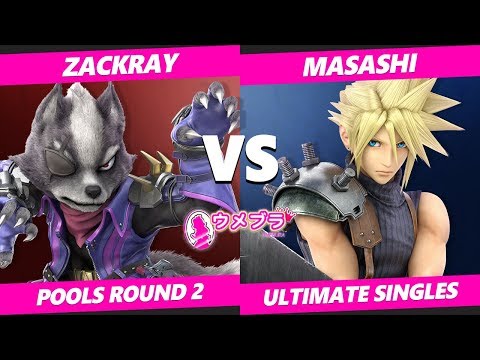 Umebura JM2019 SSBU - GW | Zackray (Wolf) Vs. Masashi (Cloud) Japan Smash Ultimate Tournament Pools