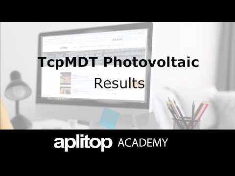 TcpMDT Photovoltaic | Results