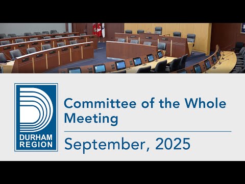 Committee of the Whole Meeting - September 10, 2025