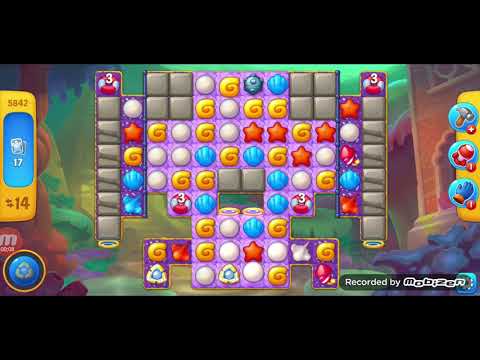 fishdom gameplay / level 5842 / It is like the ads? / thank you