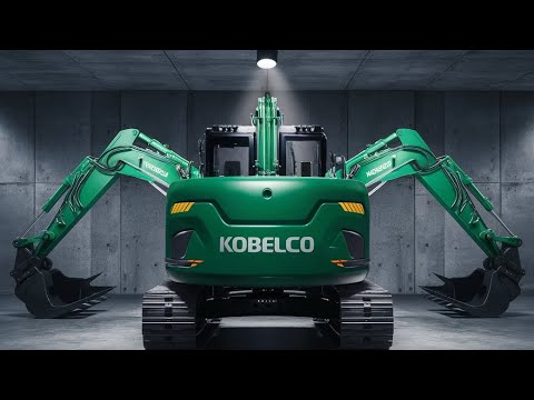 "Inside Japan’s Secret Excavator Factory – Kobelco’s $400,000 Machines!"