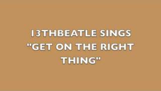 GET ON THE RIGHT THING-PAUL MCCARTNEY/WINGS COVER