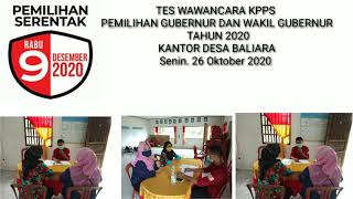 Download lagu TES WAWANCARA CALON KPPS mp3 Download lagu TES WAWANCARA CALON KPPS mp3