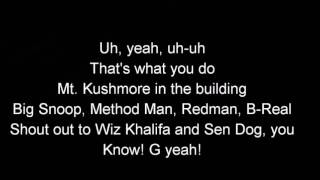 Snoop Dogg - Mount Kushmore [LYRICS] ft. Redman, Method Man & B-Real
