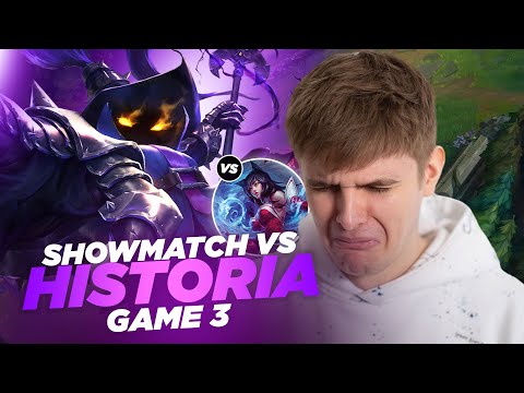 RHOBALAS : SHOWMATCH VS HISTORIA - VEIGAR VS AHRI | LOL FR