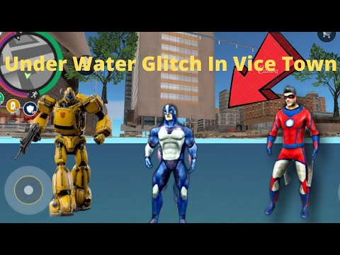 Under water glitch in ROPE HERO VICE TOWN ll #ropeherovicetown ll TIME GOES OH GAMING