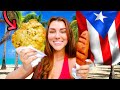 Only Eating Street Food For 24 Hours In Puerto Rico