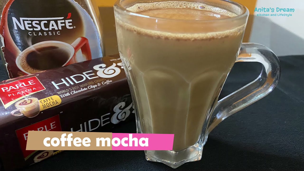 How to make mocha coffee with Hide & Seek |How to make mocha coffee at home|Hide & Seek coffee mocha