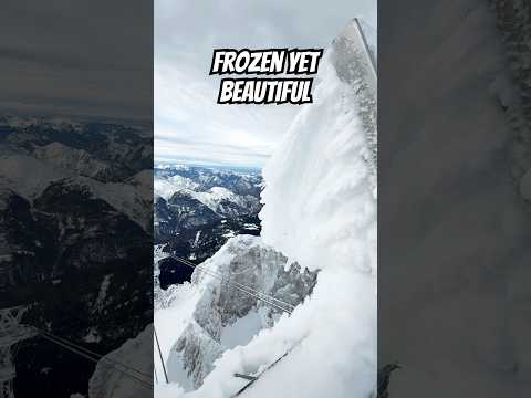 Frozen yet Beautiful #short #viral #zugspitze #trending