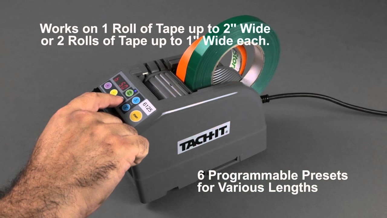 Tach-It 6125 Semi-Automatic Definite Length Tape Dispenser