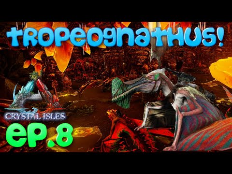 Catturiamo il Tropeognathus ed esploriamo la Caverna del Miele! | Ark Crystal Isles - La serie! ep.8