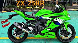 Download lagu ZX-25RR with Yoshimura R-11 Exhaust. Price Info and Sound Check! mp3