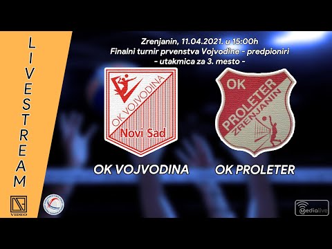[11.04.2021.] OK "VOJVODINA" Novi Sad - OK "PROLETER" Zrenjanin (Full match Livestream)