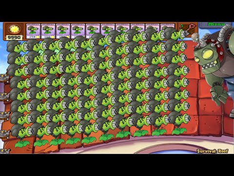 Team Gatling Pea vs. Dr. Zomboss vs. Doom Peashooter plants vs zombies #pvz  #pvzmod #pvzhack
