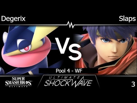 USW 3 - Degerix (Greninja) vs Slaps (Ike) Pool 4 - WF - SSBU